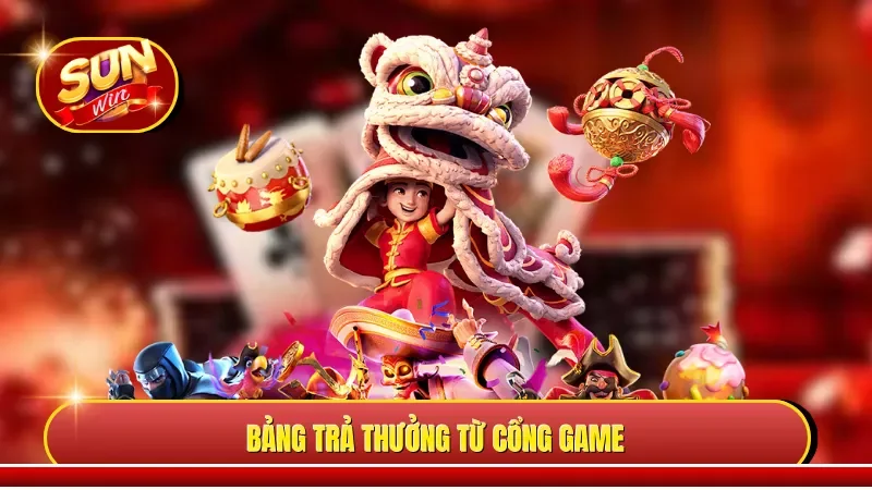 Bảng trả thưởng từ cổng game